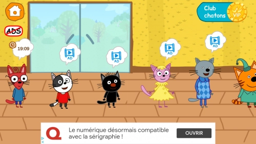 jeu éducatif La Famille Chat : Jeu de Magasin !