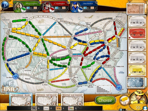 jeu éducatif Les Aventuriers du rail - Jeu de train