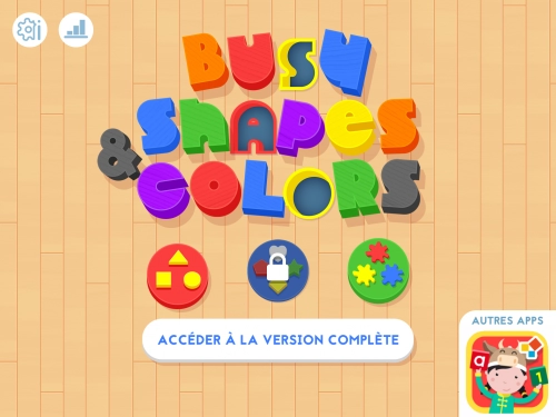 jeu éducatif Apprendre formes & couleurs