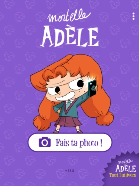 jeu éducatif Ta photo avec Mortelle Adèle