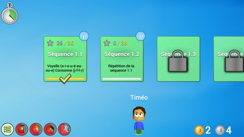 jeu éducatif GraphoGame Français