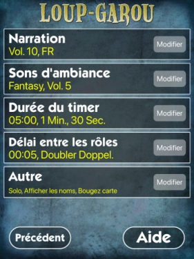 jeu éducatif Loup garou pour une nuit