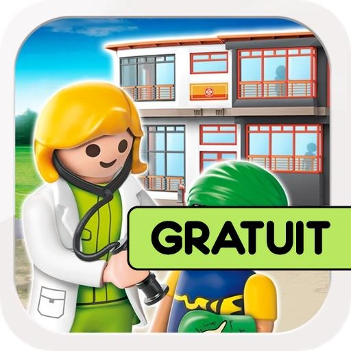 Playmobil Hôpital des enfants tablette ipad android kindle