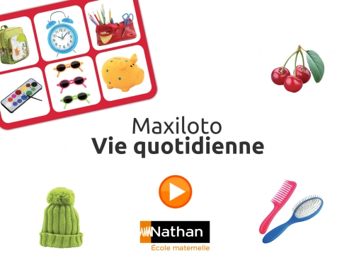 jeu éducatif Maxiloto vie quotidienne