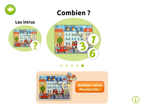jeu éducatif Maxi puzzle Les pompiers