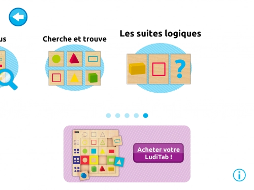 jeu éducatif LudiTab Formes géométriques