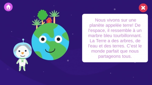 jeu éducatif Kid's Solar System - Space Adventure