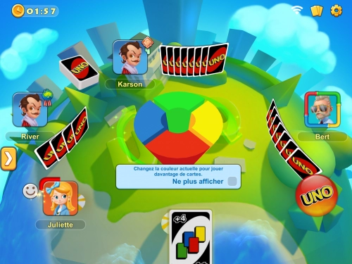 jeu éducatif UNO