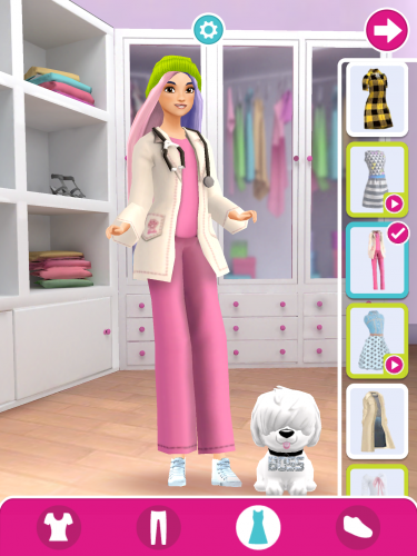application enfant Barbie Fashion Closet
