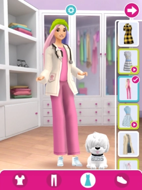 jeu éducatif Barbie Fashion Closet