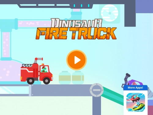 jeu éducatif Camion de pompier dinosaure 