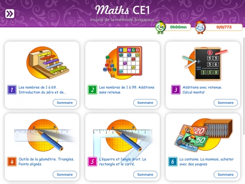 jeu éducatif Maths CE1- Primval
