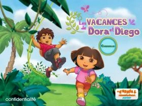 jeu éducatif Les vacances de Dora et Diego