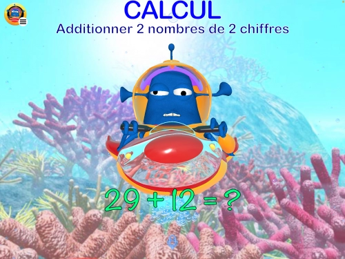 jeu éducatif Math 8 Calcul mental avec Léon