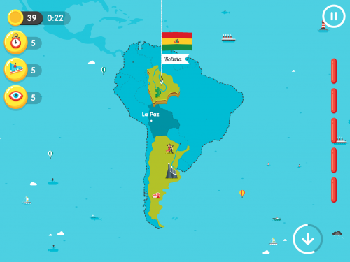National Giraffic: pays, capitales jeux éducatifs
