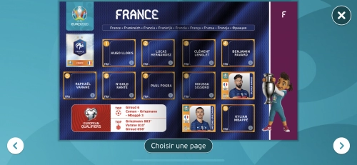 jeu éducatif Album Panini EURO 2020