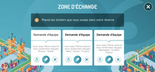 jeu éducatif Album Panini EURO 2020