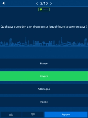 jeu éducatif Trivial Gàographie Quiz