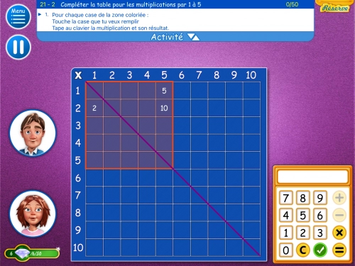 jeu éducatif Maths Primaire Primval