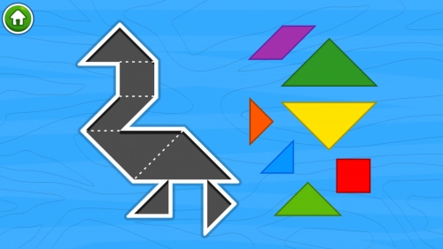 jeu éducatif Marbel Tangram