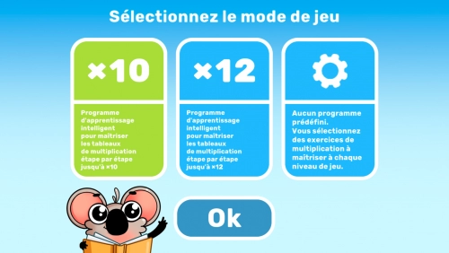 jeu éducatif Table de Multiplication Amusante