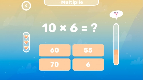 jeu éducatif Table de Multiplication Amusante
