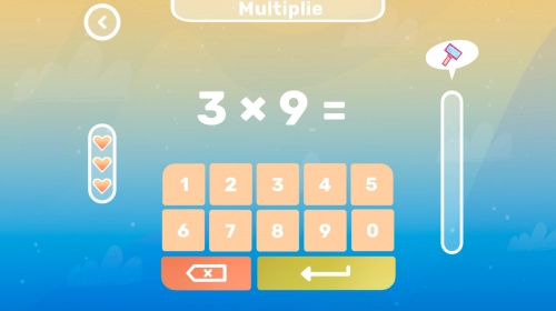 jeu éducatif Table de Multiplication Amusante