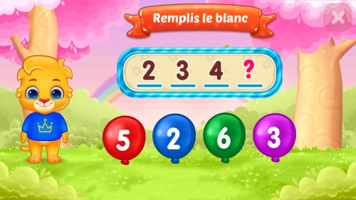 jeu éducatif 123 Nombres - Compte et trace