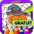 jeu éducatif halloween coloring book