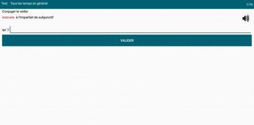 jeu éducatif Jeu de conjugaison