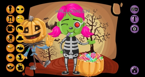 jeu éducatif Halloween Costumes et Jeux