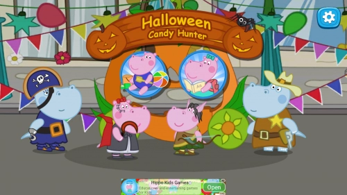 jeu éducatif Halloween: Chasseur de bonbons