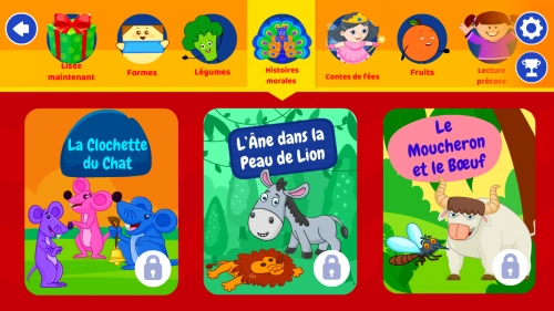 jeu éducatif Histoires du Coucher Pour Enfants