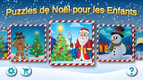 jeu éducatif Puzzles de Noël pour Enfants