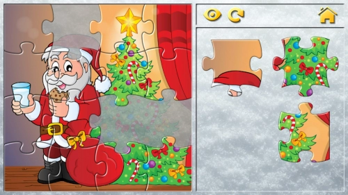 jeu éducatif Puzzles de Noël pour Enfants