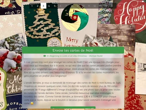 jeu éducatif Compte à  Rebours de Noël 