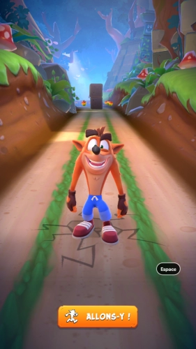 jeu éducatif Crash Bandicoot: On the Run!