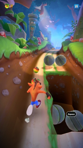 jeu éducatif Crash Bandicoot: On the Run!