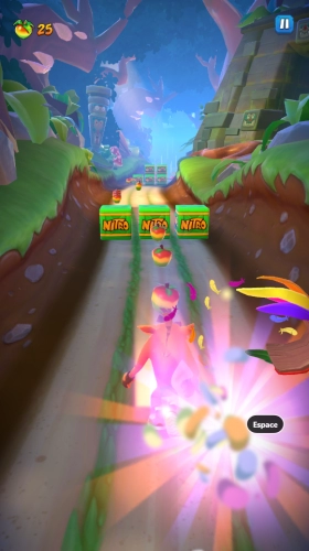 jeu éducatif Crash Bandicoot: On the Run!