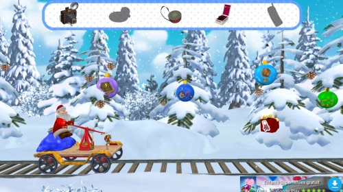 jeu éducatif Masha et Michka: shopping de Noël