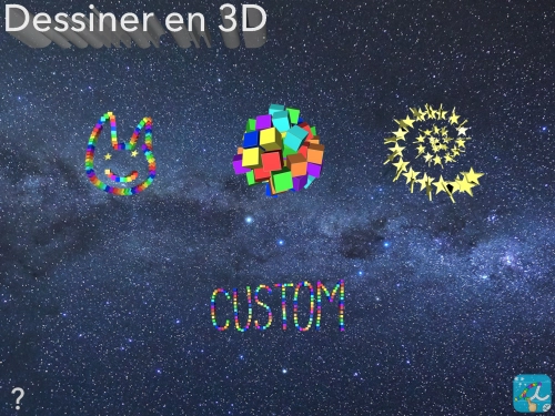 jeu éducatif Dessiner en 3D