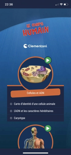 jeu éducatif Clementoni corps humain
