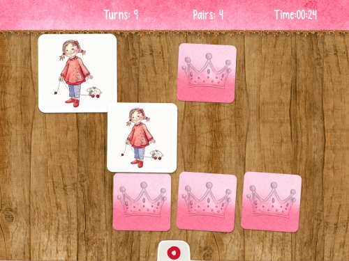 jeu éducatif Memory princesses