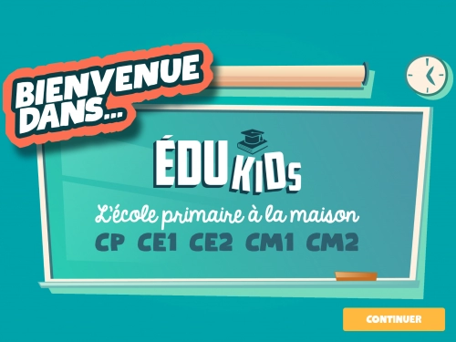 jeu éducatif Edukids l'àcole à  la maison