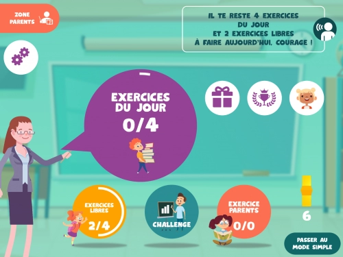 jeu éducatif Edukids l'àcole à  la maison