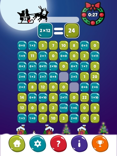 jeu éducatif MatHop Multiplication division