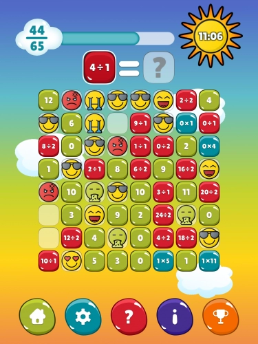 jeu éducatif MatHop Multiplication division