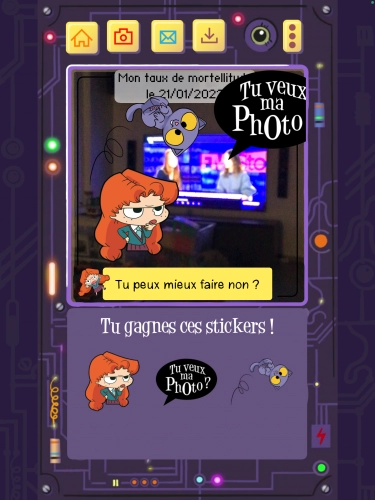 jeu éducatif Détecteur de mortellitude Mortelle Adèle 