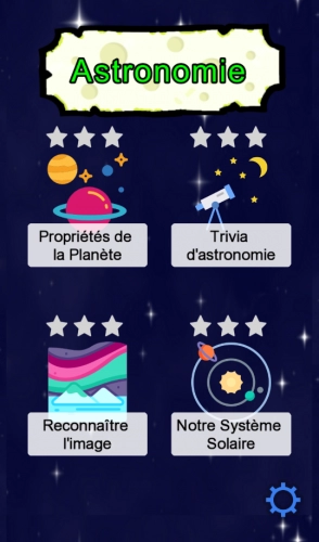 jeu éducatif Astronomie