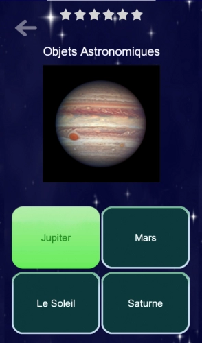 jeu éducatif Astronomie